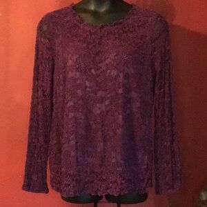 JOHN PAUL RICHARD WOMAN LACE TOP SIZE 1X